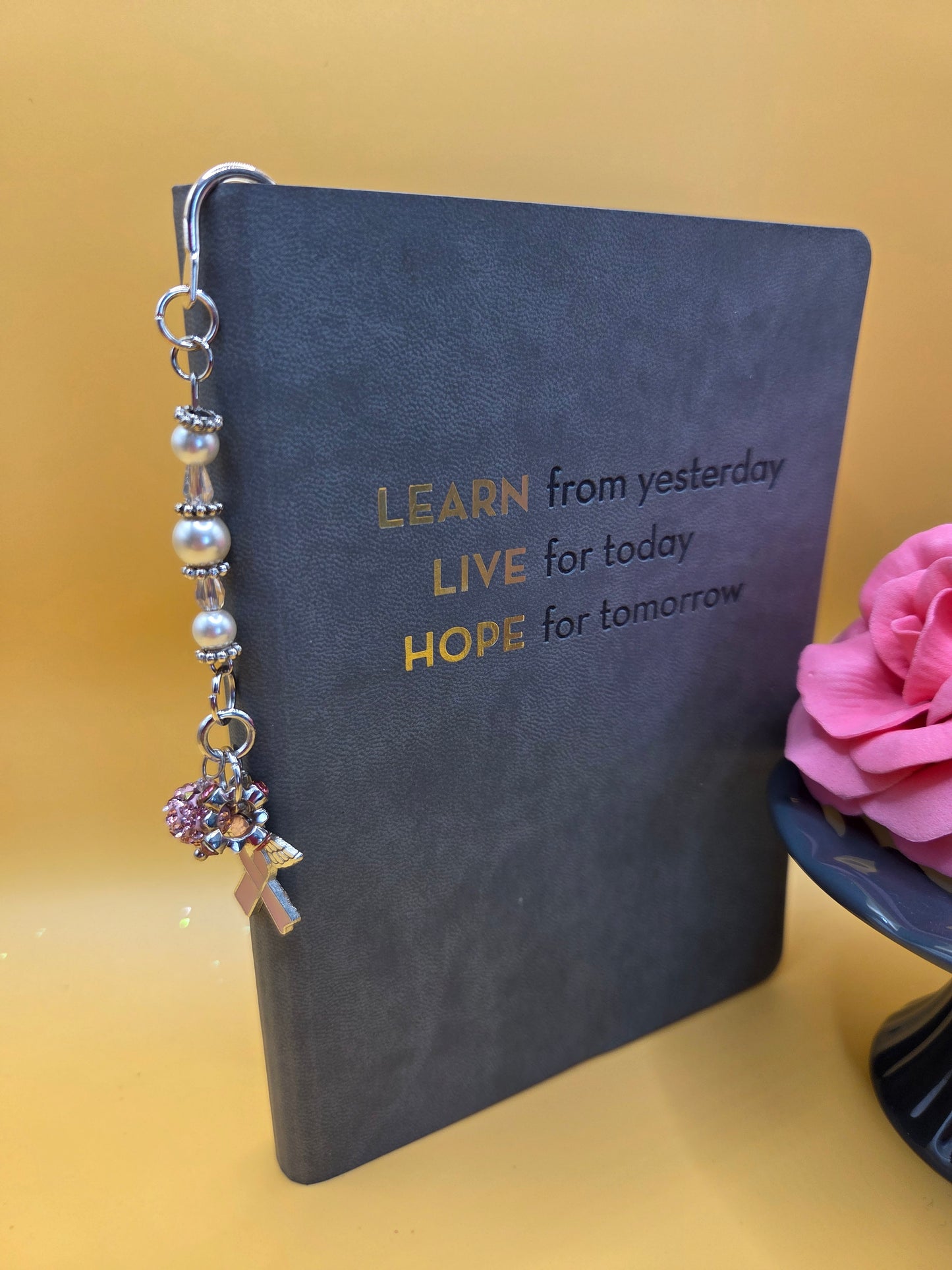 Pink Ribbon Angel Bookmark - Limited Edition