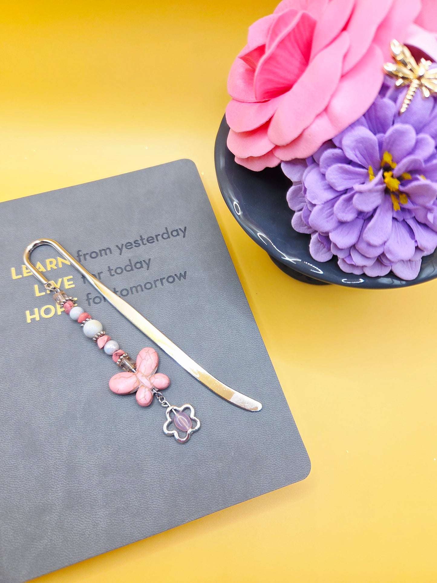 Pink Butterfly Bookmark - Limited Edition