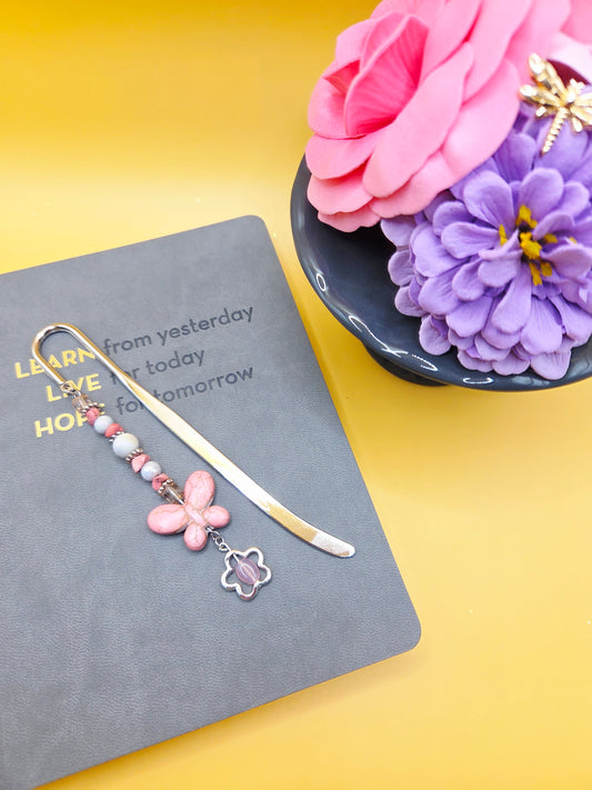Pink Butterfly Bookmark - Limited Edition