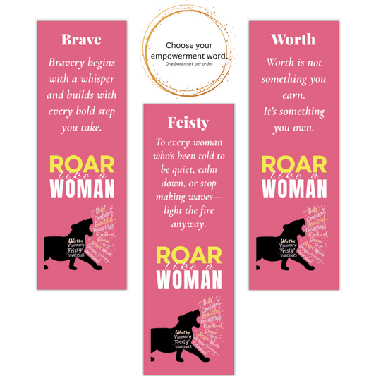 Roar Like A Woman Bookmark